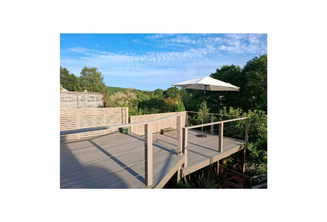 Composite decking installation